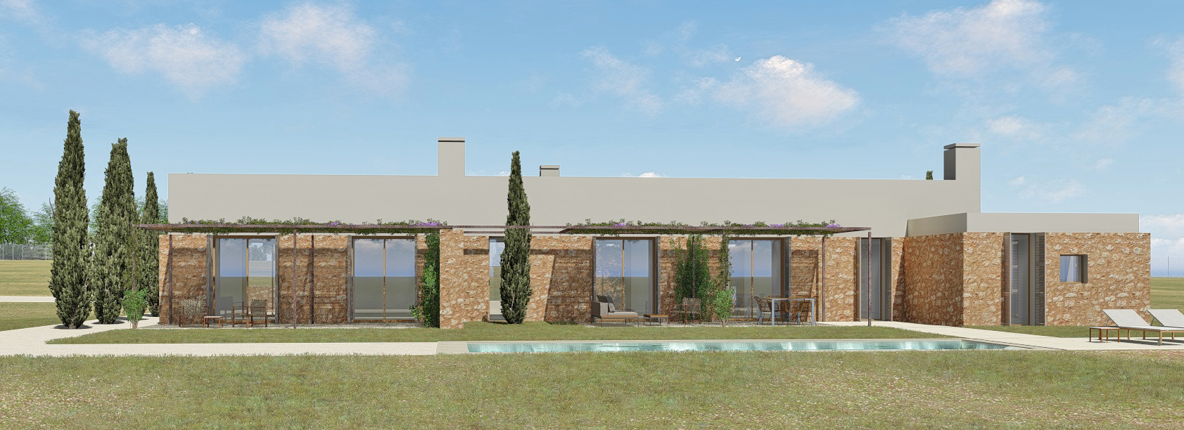 Sofortiger Baubeginn – Moderne Finca mit Infinity-Pool und Sauna nahe Rafa Nadal Academy